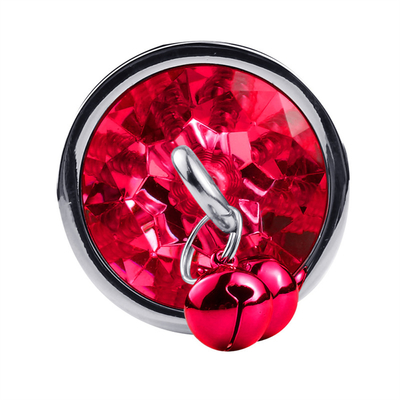 Anaal seksspeelgoed Plug Butt Roestvrij staal kristal 3pcs Set Metalen anaal plug met bel