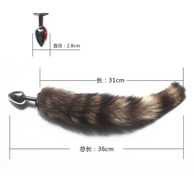 Draagbaar Comfortabel Anaal Plug Speelgoed Silicone Fox Tail Anaal Plug Tail Anaal Speelgoed Vrouwen