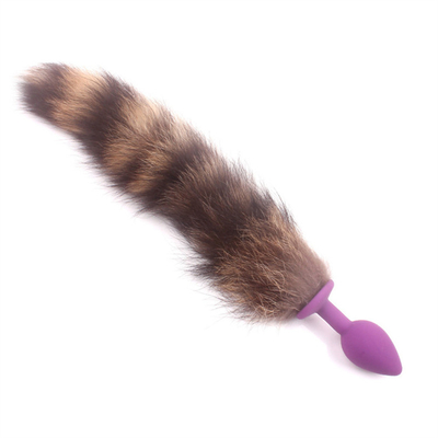 Draagbaar Comfortabel Anaal Plug Speelgoed Silicone Fox Tail Anaal Plug Tail Anaal Speelgoed Vrouwen