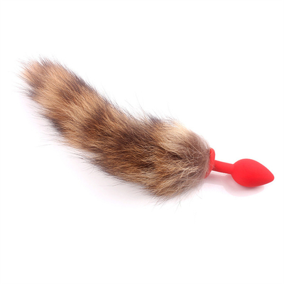 Draagbaar Comfortabel Anaal Plug Speelgoed Silicone Fox Tail Anaal Plug Tail Anaal Speelgoed Vrouwen