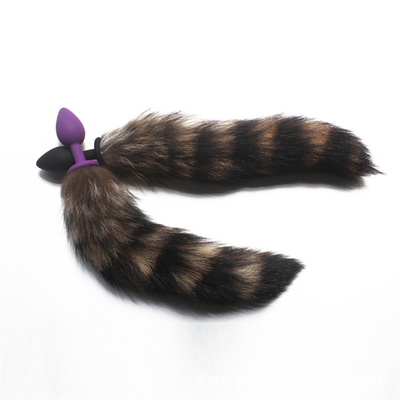 Draagbaar Comfortabel Anaal Plug Speelgoed Silicone Fox Tail Anaal Plug Tail Anaal Speelgoed Vrouwen