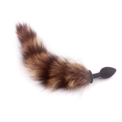 Draagbaar Comfortabel Anaal Plug Speelgoed Silicone Fox Tail Anaal Plug Tail Anaal Speelgoed Vrouwen