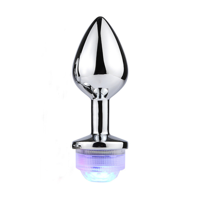 Kleurveranderende anus vergroten anale kont Plug met afstandsbediening anale verlichting Plug anale plug met led lichten