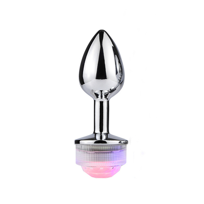Kleurveranderende anus vergroten anale kont Plug met afstandsbediening anale verlichting Plug anale plug met led lichten