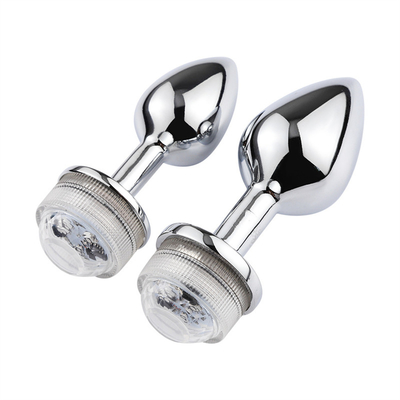 Kleurveranderende anus vergroten anale kont Plug met afstandsbediening anale verlichting Plug anale plug met led lichten