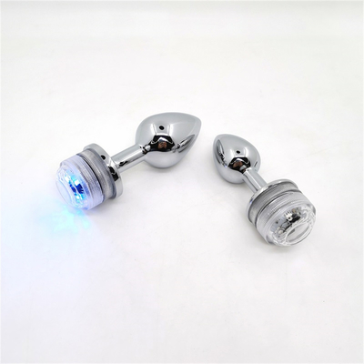 Kleurveranderende anus vergroten anale kont Plug met afstandsbediening anale verlichting Plug anale plug met led lichten
