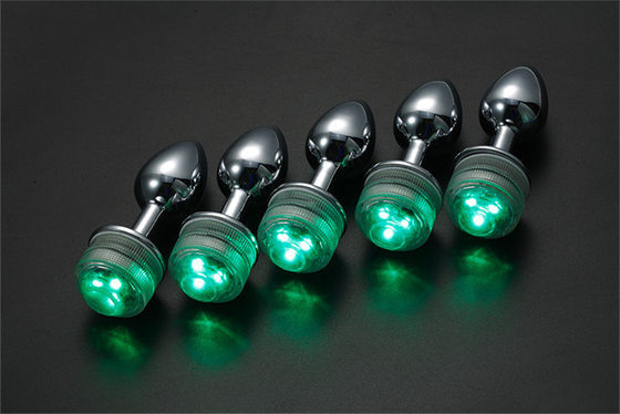 Kleurveranderende anus vergroten anale kont Plug met afstandsbediening anale verlichting Plug anale plug met led lichten