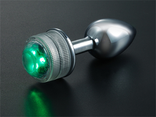 Kleurveranderende anus vergroten anale kont Plug met afstandsbediening anale verlichting Plug anale plug met led lichten