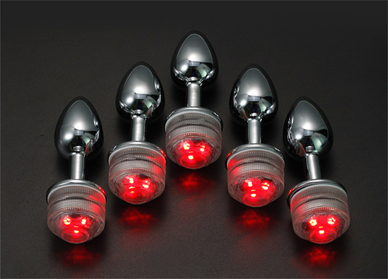Kleurveranderende anus vergroten anale kont Plug met afstandsbediening anale verlichting Plug anale plug met led lichten