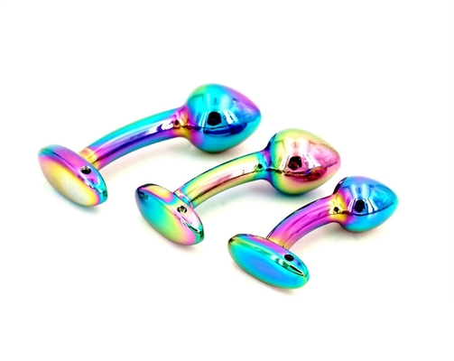 Gay anaal speelgoed voor volwassenen Plug Anaal seks metaal kont Plug sieraden Erotic Toy Mini Vibrator Anaal Plug privé goed voor mannen/W