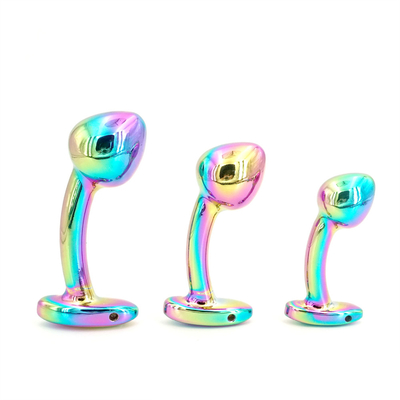 Gay anaal speelgoed voor volwassenen Plug Anaal seks metaal kont Plug sieraden Erotic Toy Mini Vibrator Anaal Plug privé goed voor mannen/W