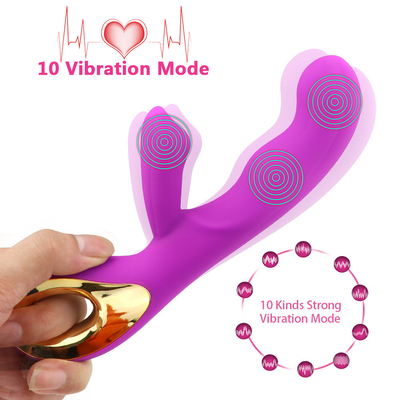 10 snelheid oplaadbare clitoris stimulator volwassen intiem volwassen seksspeeltje voor vrouwen