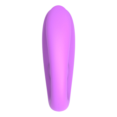 Onzichtbare slijtage anaal en clitoris massager gemaakt van medisch siliconen U-vorm G-spot vibrator seksspeeltjes voor vrouw