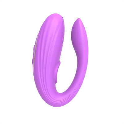 Onzichtbare slijtage anaal en clitoris massager gemaakt van medisch siliconen U-vorm G-spot vibrator seksspeeltjes voor vrouw