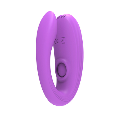 Onzichtbare slijtage anaal en clitoris massager gemaakt van medisch siliconen U-vorm G-spot vibrator seksspeeltjes voor vrouw