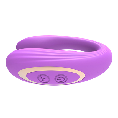 Onzichtbare slijtage anaal en clitoris massager gemaakt van medisch siliconen U-vorm G-spot vibrator seksspeeltjes voor vrouw