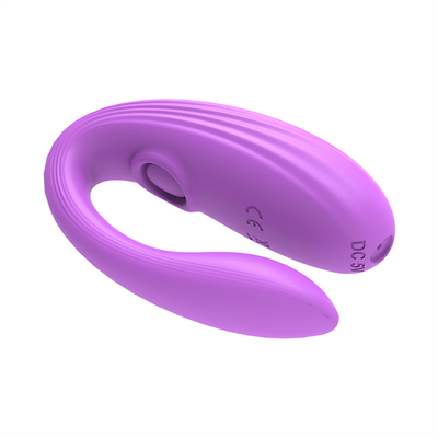 Onzichtbare slijtage anaal en clitoris massager gemaakt van medisch siliconen U-vorm G-spot vibrator seksspeeltjes voor vrouw