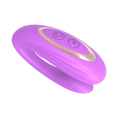 Onzichtbare slijtage anaal en clitoris massager gemaakt van medisch siliconen U-vorm G-spot vibrator seksspeeltjes voor vrouw