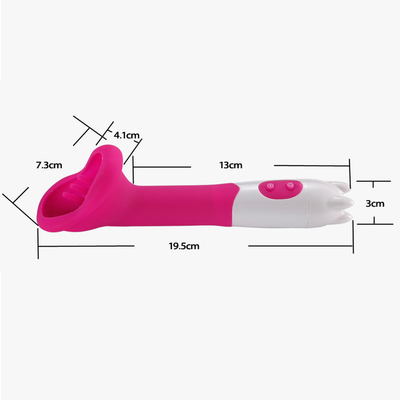 12 snelheden Tong Vibrator Clitoris Stimulator Pussy Pump Nippel Vagina Massage Borstel