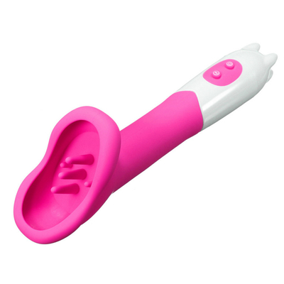 12 snelheden Tong Vibrator Clitoris Stimulator Pussy Pump Nippel Vagina Massage Borstel