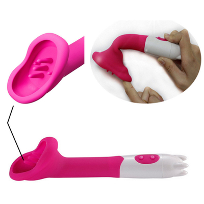 12 snelheden Tong Vibrator Clitoris Stimulator Pussy Pump Nippel Vagina Massage Borstel