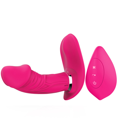 G-spot Onzichtbare Vlinder Vibrerende Draaibare dildo Panties Clitoris Stimulator Dildo Vibrator Voor Vrouwen