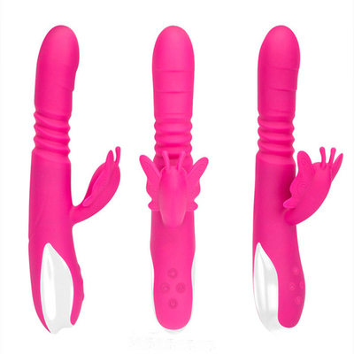 Automatische stuwkop draagbare USB-oplader konijnsvibrator voor vrouwen