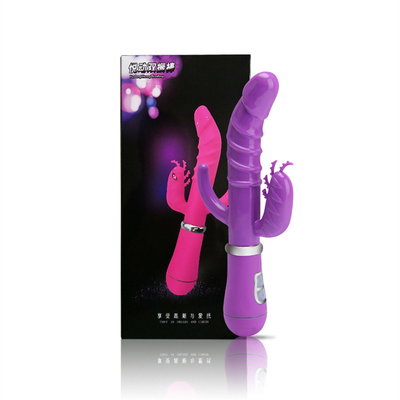 Vrouwen G-spot konijn vibrator extra grote USB konijn vibrator