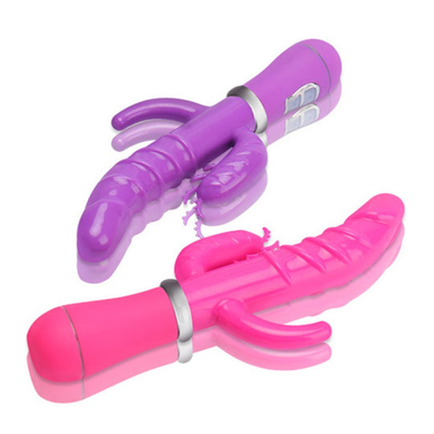 Vrouwen G-spot konijn vibrator extra grote USB konijn vibrator