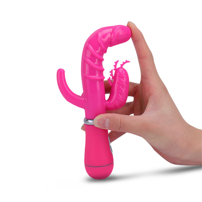 Vrouwen G-spot konijn vibrator extra grote USB konijn vibrator