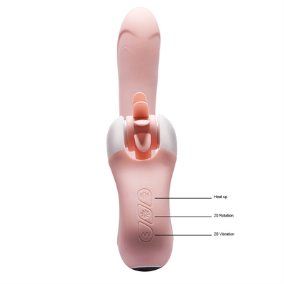 Orale tong likken clitoris Intelligente verwarming vibrator Rotatie tong seks speelgoed vibrator voor vrouwen