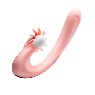 Orale tong likken clitoris Intelligente verwarming vibrator Rotatie tong seks speelgoed vibrator voor vrouwen