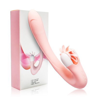 Orale tong likken clitoris Intelligente verwarming vibrator Rotatie tong seks speelgoed vibrator voor vrouwen