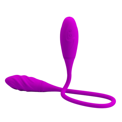 Anal dubbel vibrator 6 Multi-speed G-spot vibrator Eieren oplaadbare clitorale vibrator voor stel
