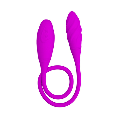Anal dubbel vibrator 6 Multi-speed G-spot vibrator Eieren oplaadbare clitorale vibrator voor stel