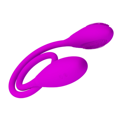 Anal dubbel vibrator 6 Multi-speed G-spot vibrator Eieren oplaadbare clitorale vibrator voor stel
