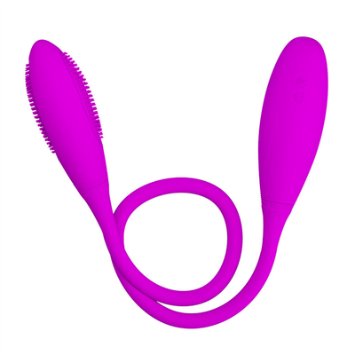 Anal dubbel vibrator 6 Multi-speed G-spot vibrator Eieren oplaadbare clitorale vibrator voor stel