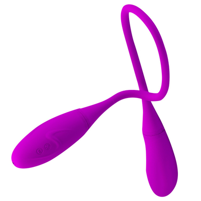 Anal dubbel vibrator 6 Multi-speed G-spot vibrator Eieren oplaadbare clitorale vibrator voor stel