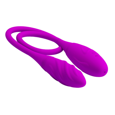 Anal dubbel vibrator 6 Multi-speed G-spot vibrator Eieren oplaadbare clitorale vibrator voor stel