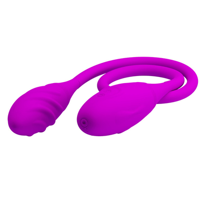 Anal dubbel vibrator 6 Multi-speed G-spot vibrator Eieren oplaadbare clitorale vibrator voor stel