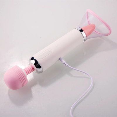 Dual Heed AV Wand Tong Likken Zuig Vibrator Pussy Vagina Massage Vrouwelijke Masturbatie Vibrator