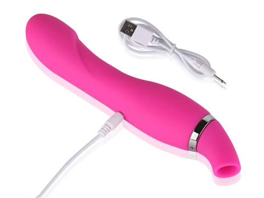 Vibrator voor het zuigen van de clitoris, G-spot Clit Dildo Vibrators voor vrouwen met zuiging en trilling, waterdichte clitorale G-spotter