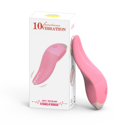 Nieuw ontwerp tong vibrator likken G-spot massager clitorale vibrator clit vrouwen masturbator tongvormige vibrator