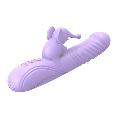 Silicone Stretchable Heating Rabbit Vibrator G Spot Clitoris Stimulator Vrouwelijk Seksspeelgoed Rabbit Vibrator voor Vrouwelijke Vagina