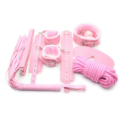 Bondage PU Leer Fetish Kit Beperkingen Slaven Seks Speelgoed Bondage Voor Paren