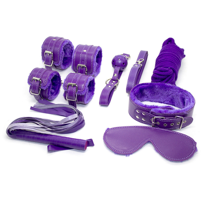 Bondage PU Leer Fetish Kit Beperkingen Slaven Seks Speelgoed Bondage Voor Paren