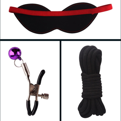 8pc/set Populaire BDSM Bondage Restriction Kit voor Paartje Plezier