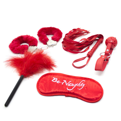 5pcs/set SM Products Bondage PU Leather Fetish Kit Restricts Slave Sex Toy Bondage Kits Voor Paren