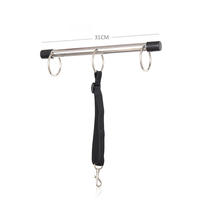 Roestvrij staal Parallelle tralies Handboeien Bondage Restraints BDSM Manchet Neck Hanging Kits