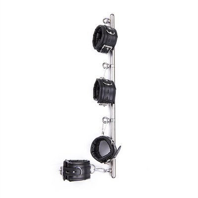 Spreader Bar PU Lederen Handboeien & enkelmanschet Seksproducten voor Vrouwelijke Bondage Restraints